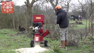 Chipper Shredder Garden Mulcher 15Hp from Titan Pro [upl. by Aidnyl]