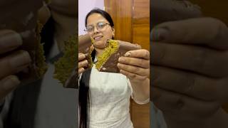 Dubai ka viral kunafa Cake 😂🤭 delhiist cooking kunafachocolate chocolate ytshorts foodie [upl. by Aztinad]