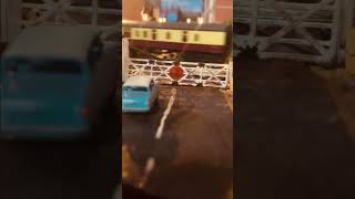 Busy level crossings modelrailway modeltrains modelrailroad tt120 hornby [upl. by Kimbra180]