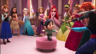 Ralph Breaks The Internet 2018  Vanellope meets the Disney Princesses [upl. by Iak]