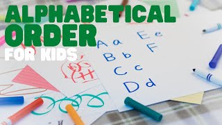 Alphabetical Order  ABC Order  Learn how to place words in alphabetical order [upl. by Wandy]