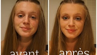 Tutoriel 17  Maquillage discret jolie et féminin pour le collègelycée [upl. by Skricki]