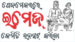 Image insert in Pagemaker Odia  Insert Clipart in PageMaker  Insert Scan image in Pagemaker Odia [upl. by Nue545]