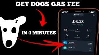 quotGet DOGs Gas Fee in 4 Minutes with Telegram Wallet  Quick amp Easy Guidequot [upl. by Weissberg]