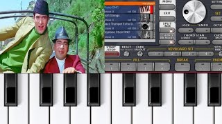 Mere sapno ki rani  Aradhana  kishore kumar  Hindi music  ORG 24 phone piano [upl. by Anitirhc]