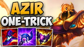 CHALLENGER AZIR ONETRICK FULL GAMEPLAY  CHALLENGER AZIR MID GAMEPLAY  Patch 1322 S13 [upl. by Melisa]