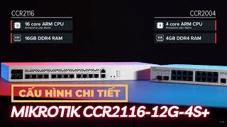 MikroTik CCR211612G4S  Thiết bị Router hiệu suất cao chịu tải 3000 users cùng lúc [upl. by Cohby]