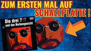 DIE DREI  UND DAS NARBENGESICHT ERSTMALS AUF VINYL  europahörspiele unboxing vinyl [upl. by Ennairda]