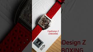 Ciga Design Z UNBOXING affordable skeleton titanium mechanical watch [upl. by Noyk]