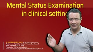 Mental Status Examination in clinical psychiatry MSE in Clinical Psychiatry [upl. by Twedy381]