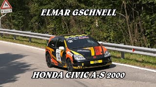 SALITA ALPE DEL NEVEGAL 2024  ELMAR GSCHNELL  HONDA CIVIC AS 2000  VIDEO BELLUNOVIDEO [upl. by Berner]