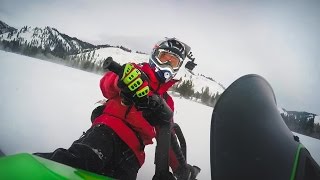 GoPro Backcountry Snowmobiling in Idaho [upl. by Aicilihp845]