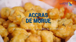 La recette des accras de morue avec jecuisinecreole [upl. by Akihsar]