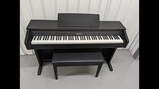 Casio Celviano AP260 digital piano and stool in satin black finish stock number 23222 [upl. by Suraved866]