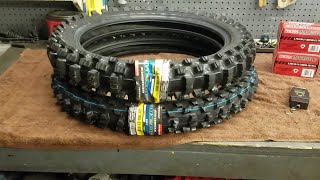 111 Dunlop Geomax MX34 Review Shop and track test Both front amp rear on our Motocross Dirt bikes [upl. by Coretta201]