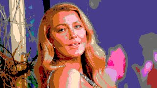 Animated Blake Lively Incredible Time Lapse [upl. by Doss]