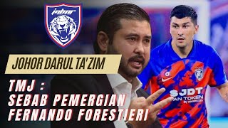 Akhirnya TMJ Buka Mulut SEBAB Pemergian Fernando Forestieri [upl. by Morganica]