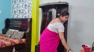 🌺New cleaning vlog Aaj saaf kar liya bed clean amp dressing table clean indian housewife cleaning vlog [upl. by Ailecnarf]