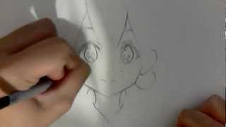 Tamako Kitashirakawa  Tamako Market  speed paint i slack at drawing [upl. by Drape]