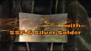 Silver Soldering Brass to Brass with a Propane Torch and SSF6 Silver Brazing Rods [upl. by Ikram]