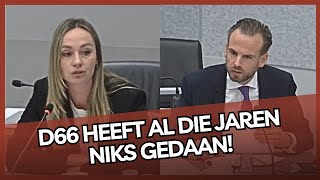 PVVer Kops zet D66er op haar PLEK D66 heeft al die jaren NIKS GEDAAN [upl. by Desireah283]