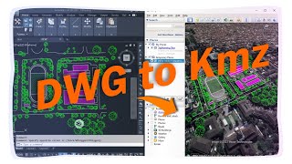 Cara eksport file Dwg ke Kmz  Autocad civil 3d [upl. by Nnaecarg860]