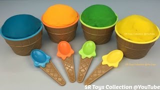 Play Doh Ice Cream Surprise Toy Masha and the Bear Angry Birds Donald Duck Zootopia Minnie Mouse [upl. by Xella]