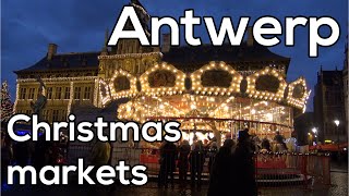 Kerstmarkt in Antwerpen [upl. by Conlan972]