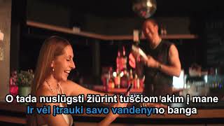 Gabrielius Vagelis Ginte  Lupu saldumo karaoke [upl. by Nnylassej742]