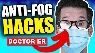 How to Stop Glasses From Fogging Up When Wearing a Mask — HACKS THAT REALLY WORK  Doctor ER [upl. by Noman]