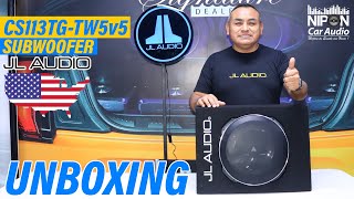 Unboxing Subwoofer Plano de 135quot JL Audio CS113TGTW5v2 [upl. by Ellersick]