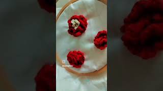 Part 1 hand embroiderychitrapotuarthandmadehomedecorpillowcoverart [upl. by Ahsiema]