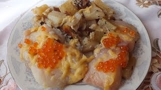 Мультиварка Морской язык с картошкой рецепт рыба с картофелем в мультиварке [upl. by Beth]