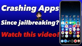 How to fix crashing apps  iOS 135 Unc0ver Jailbreak [upl. by Rossi]