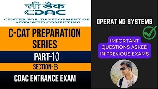 CCAT Preparation  Part10  Operating Systems  CDAC Entrance Exam [upl. by Ohl]