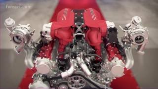 Ferrari 488 GTB  Powertrain [upl. by Dlanar]