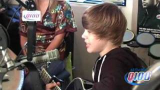 Q100 Atlanta Justin Bieber Performs quotOne Timequot [upl. by Ahtivak]