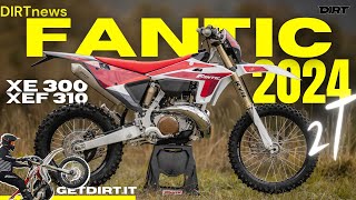 Fantic Enduro XE 300 2t e XEF 310 4T  prima novità di Eicma 2023 [upl. by Elvia681]