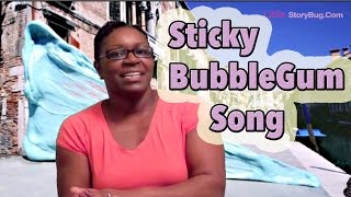 Sticky Bubble Gum Song for kids  Littlestorybug [upl. by Borszcz]