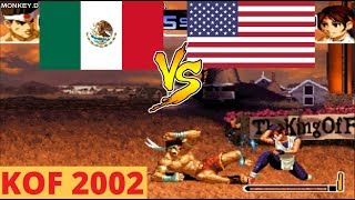 KoF 2002 ➤ MONKEYDLUFFY vs Guanako Kobra LA ➤ fightcade the king of fighters 2002 kof2002zip [upl. by Acinoryt393]