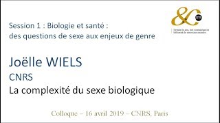 Joëlle Wiels  la complexité du sexe biologique colloque CNRS 16 avril 2019 [upl. by Bum]