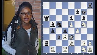 Queen of Katwe Phiona Mutesi vs Amen Miladi Chess Olympiad 2016 [upl. by Gavrielle]