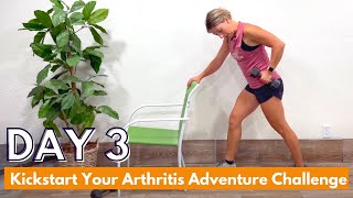 Beginner strength training with arthritic joints  Day 3 of 4  Dr Alyssa Kuhn [upl. by Letsirk]