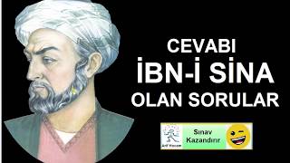 CEVABI İBNİ SİNA OLAN SORULAR [upl. by Anaytat]