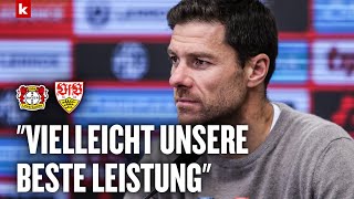 Diese Bilanz zieht Xabi Alonso aus dem Remis  Leverkusen  Stuttgart [upl. by Ordnas698]