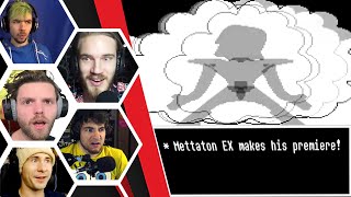 Lets Players Reaction To Mettaton EX Making His Appearance  Undertale [upl. by Rayham763]