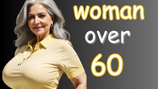 Natural Older Woman Over 60  Natural Older Women Over 60 Dresses [upl. by Clemen]