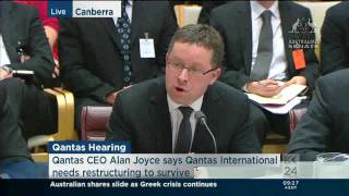 Qantas Sale Amendment Hearing Nov 4 2011  part 1 [upl. by Healion770]