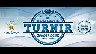 8 BALL SESVETE  19 TURNIR UTORKOM  14052024  10 BALL [upl. by Thesda]