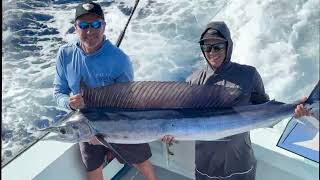 Nice size spear fish and mahi fishing Hawaii [upl. by Auhel538]